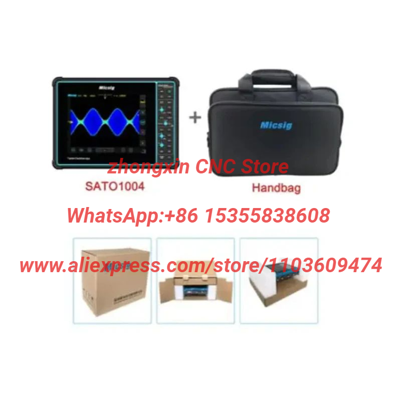 Handheld Tablet Oscilloscope Touchscreen 100Mhz - Osciloscopio Automotriz SATO1004 Micsig, Pantalla LCD