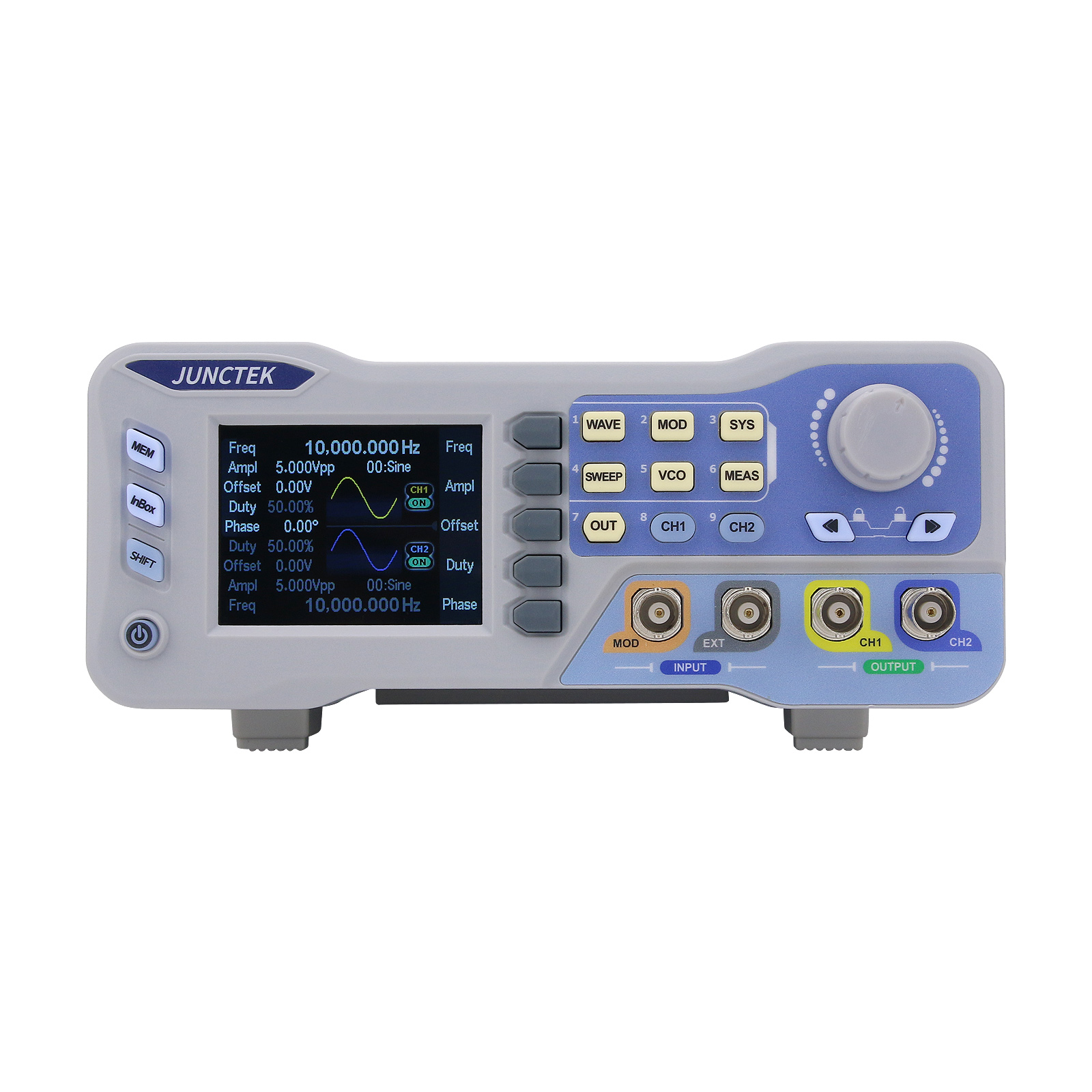Dual Channel Arbitrary Waveform Function Generator 60Mhz - JDS8060 Generador de Señales de Forma