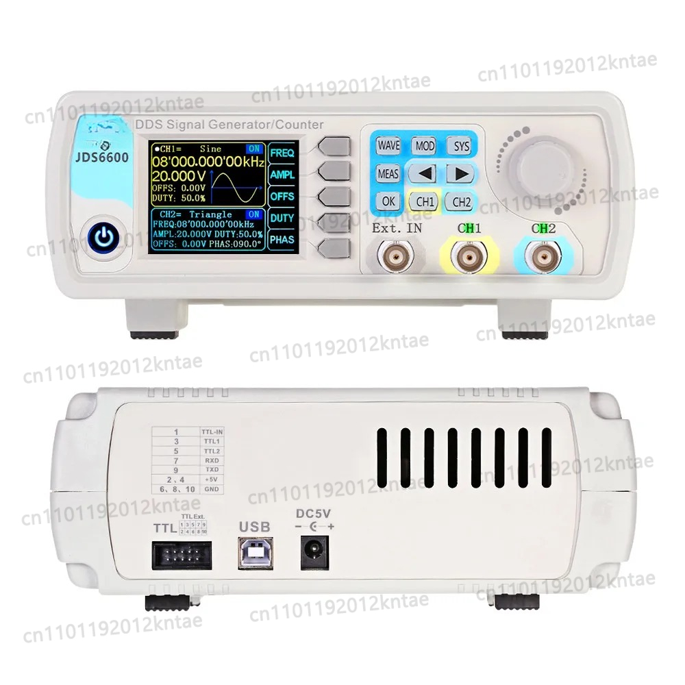 Dual Channel Arbitrary Waveform Function Generator 60Mhz - Generador de Señales DDS JDS6600 15/30/40/50/60MHz,