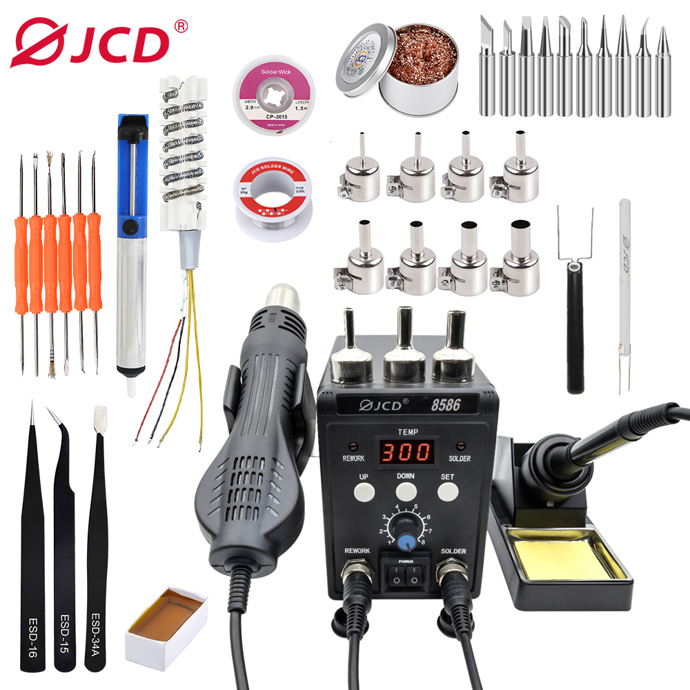 Smd Rework Station Hot Air Soldering 2 In 1 - Estación de Soldadura 2 en 1