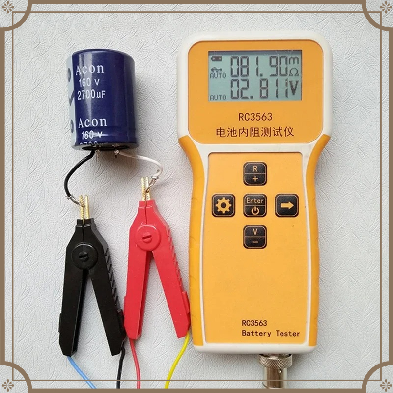 Battery Internal Resistance Tester Four Wire - Probador de Resistencia Interna de Baterías