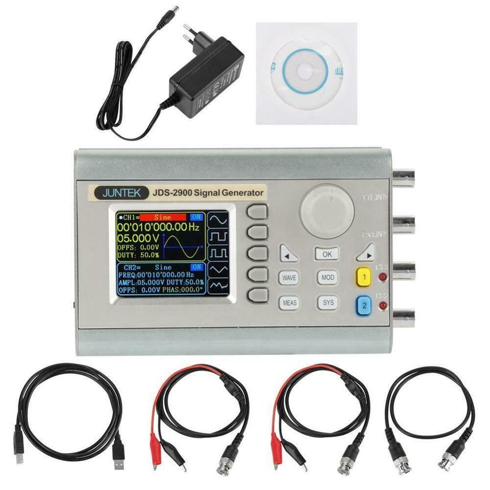 JDS2900 60MHz DDS función gene - Dual Channel Arbitrary Waveform Function Generator 60Mhz reseña y precio