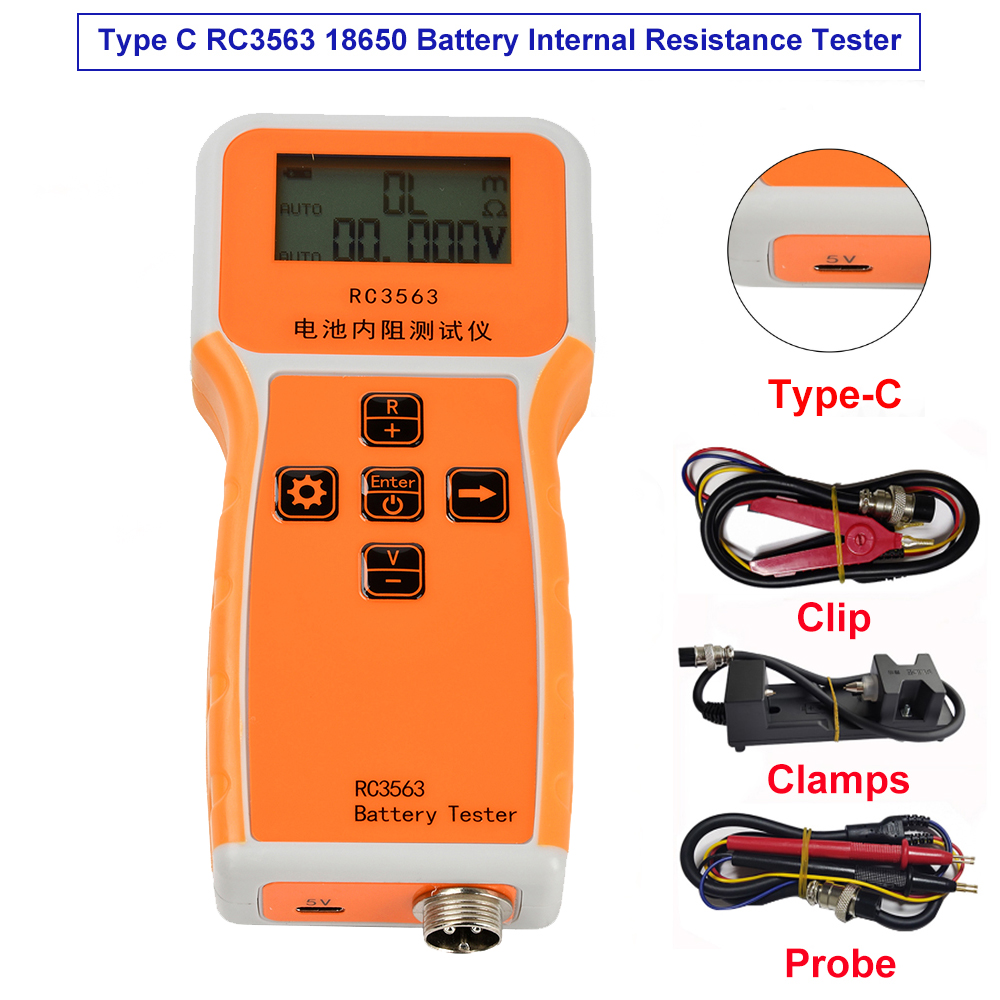 Probador de resistencia intern - Battery Internal Resistance Tester Four Wire reseña y precio