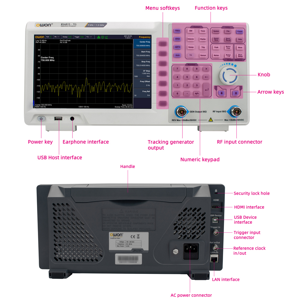 Analizador de Espectro Digital - Spectrum Analyzer Tracking Generator 1.5Ghz reseña y precio