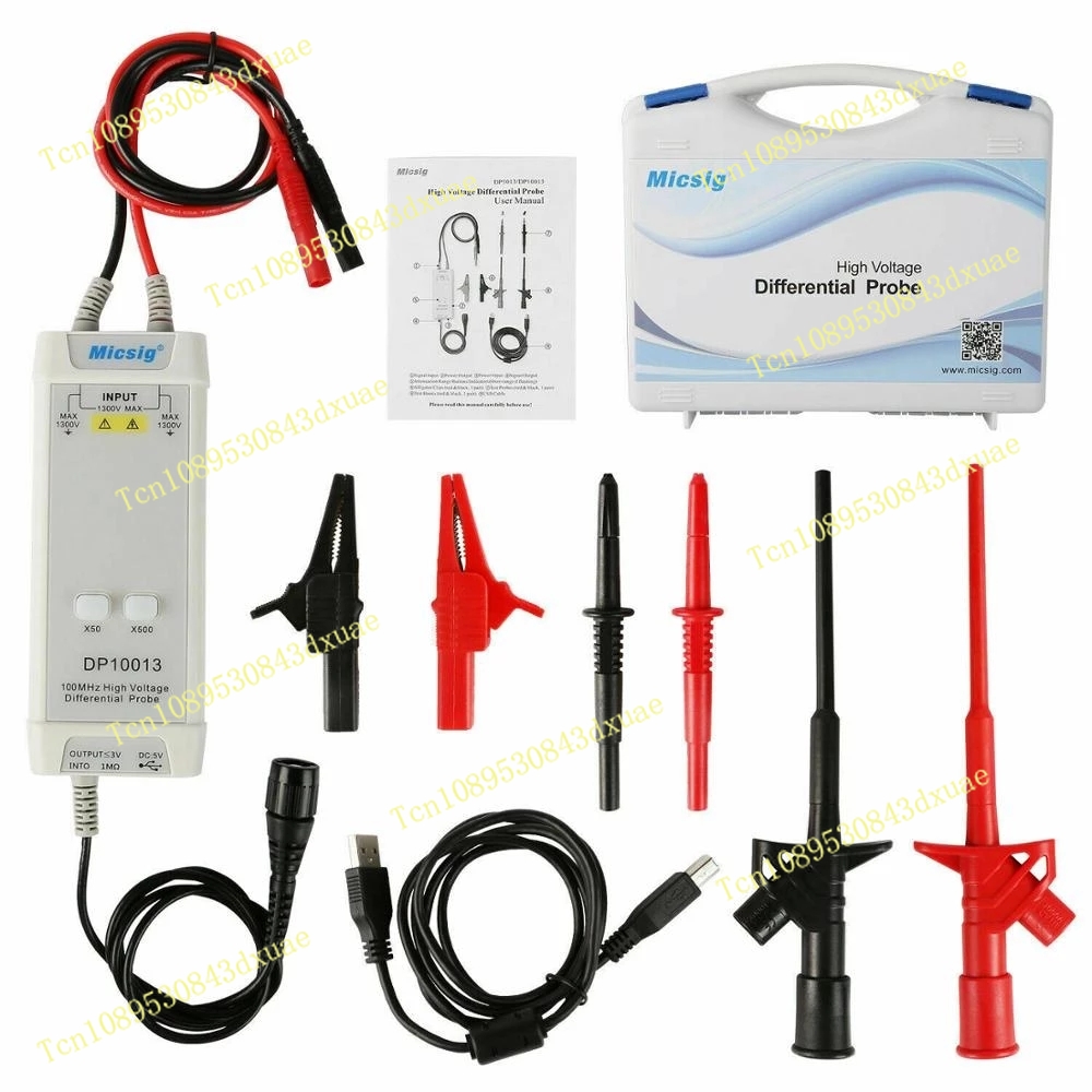 Osciloscopio Micsig 2025, 1300 - High Voltage Differential Probe 100Mhz 1300V reseña y precio