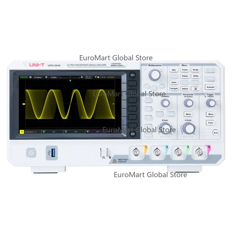 Osciloscopio Digital UPO1104X  - Digital Storage Oscilloscope 4 Channel 100Mhz reseña y precio