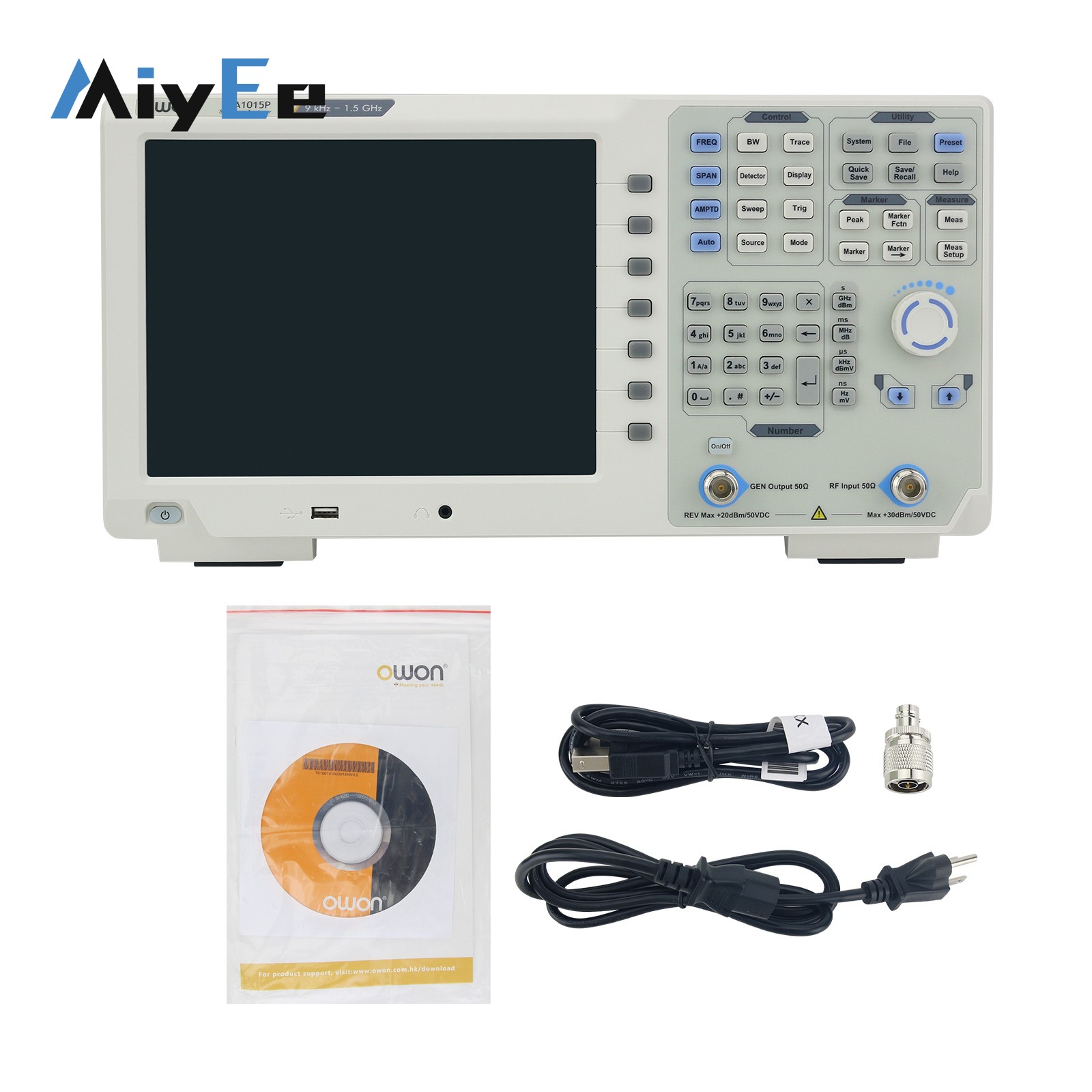 Analizador de Espectro OWON XS - Spectrum Analyzer Tracking Generator 1.5Ghz reseña y precio